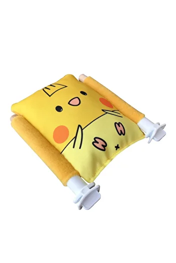 Kuşarkadaşım Bird Bed Soft Resting Pillow Double Sided Sleeping Perch Yellow Cockatiel Bed Perch
