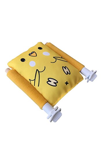 Kuşarkadaşım Bird Bed Soft Resting Pillow Double Sided Sleeping Perch Yellow Budgie Bed Perch