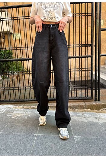 DENİKK Trend Wıde Leg Baggy Denim Pantolon-wide Leg Loose Fit Jeans