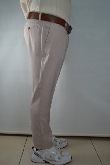 Bomonti Чоловічі бавовняні штани Slim Fit у смужку