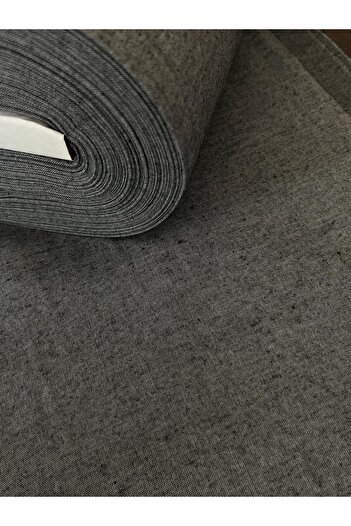 KAMİZ Nevresimlik Kumaş - Çarşaflık Kumaş Antrasit En:240 Cm