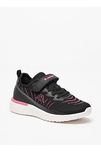 Kappa Girls' Logo Detail Sports Shoes with Hook and Loop Closure