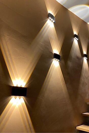 ga gözde aydınlatma 8011 10w Led Aplik Aydınlatma Çift Taraflı Led Dekoratif Duvar Aplik
