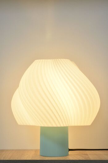 Deep Teknoloji Creamaura Modern Turquoise Lampshade - Comfortable Cut