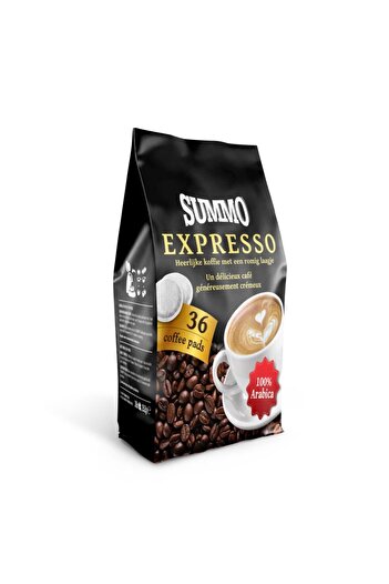 SUMMO Espresso Philips Senseo Pads 36 Pack Pod Coffee Capsule