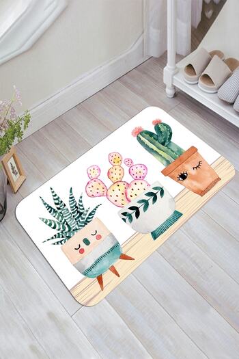 Thalia Home Non-Slip Base Washable Decorative Indoor Mat 45x70