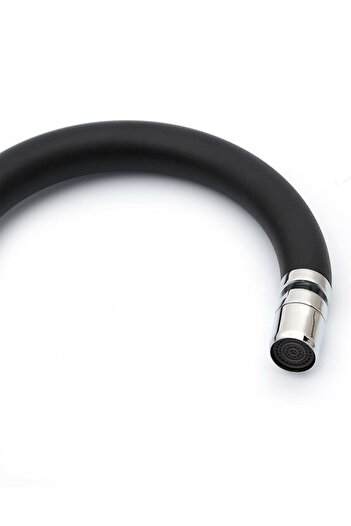 HMS Black T-max Brass 360° Kitchen Sink Faucet with Movable Head