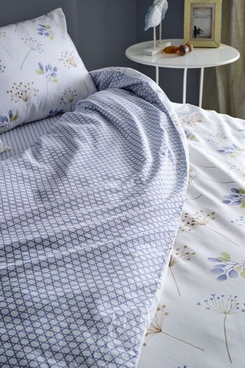 Doqu Home Flourish Easy Cotton Tek Kişilik Nevresim Takımı - Krem