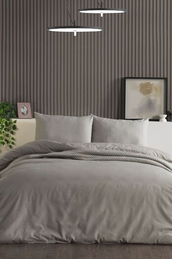 Doqu Home Pure Line Nevresim Takımı Tek Kişilik - Bej