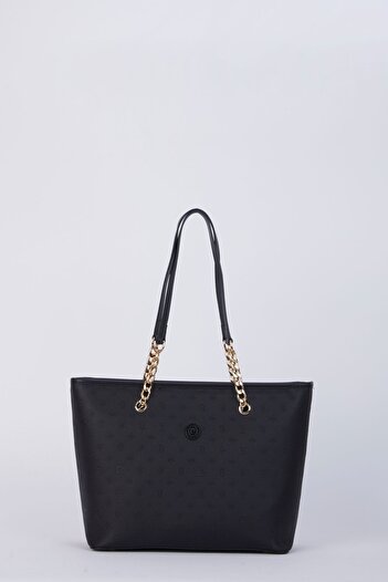 Pierre Cardin Új Black Print női válltáska 05PO22Y1546