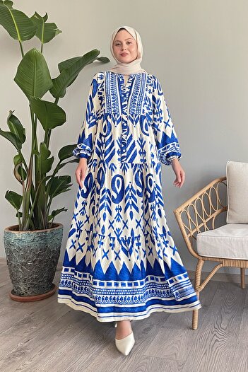 InStyle Φόρεμα Viscose Casual Blue