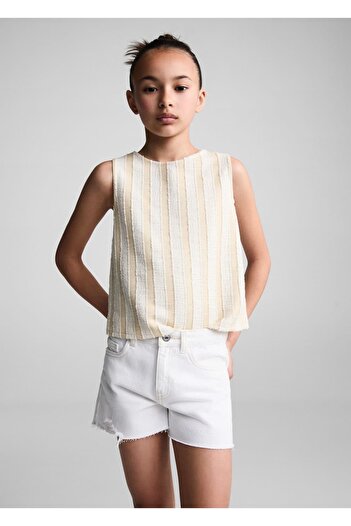 MANGO Kids White Shorts for Kids