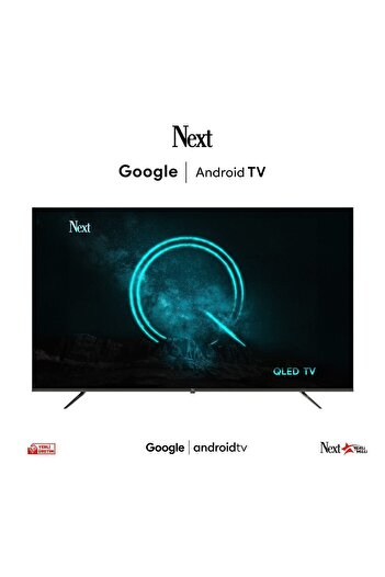 Next YE-75EFSG7 4K Ultra HD 75" 190 Ekran Uydu Alıcılı Google Smart QLED TV