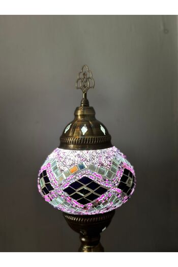 CYL Mosaic Patterned Authentic Dress - Lampshade and Light Bulb Gift