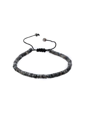 Hatemoğlu Gray Patterned Hematite Stone Bracelet