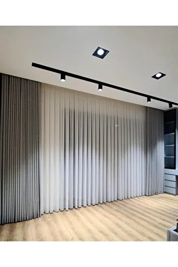 yağmur zebra GREK MODERN - تنورة من التول بطيات متوسطة 1/2,5، رصاصة (طيات عادية متوسطة)