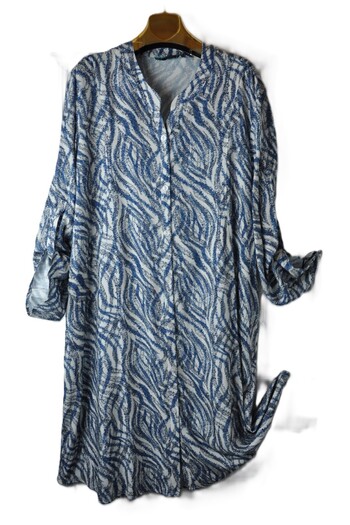 elma abone Viscose Large Size Pocketed Tunic