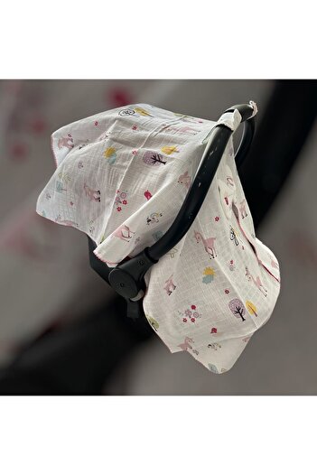 Nustore Müslin Organic Muslin Stroller - 100% Cotton Cottom