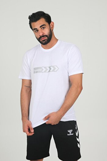 hummel Μπλουζάκι από βαμβάκι Armin Pro White Crew Neck