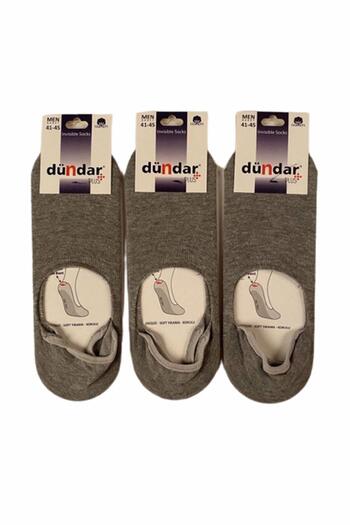 Dündar 12 Pieces Men's Combed Cotton Ballerina Socks