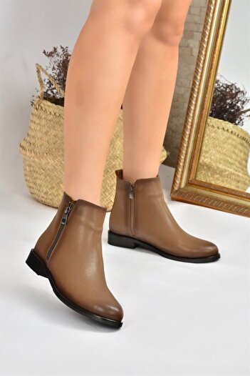 Fox Shoes Γυναικείες μπότες Mink Faux Leather L252671509