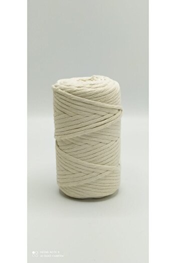 NLUX Εκρού 2 Kg Macrame Crawling Rope Cotton 3,0 / 3,5 mm