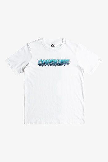 Quiksilver Κοντομάνικο μπλουζάκι για αγόρια 8-16 ετών - Βαμβακερό ύφασμα ζέρσεϊ [160g/m2], F