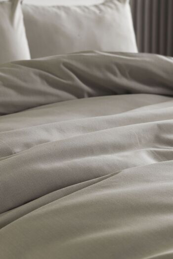 Doqu Home Pure Line Nevresim Takımı Tek Kişilik - Bej