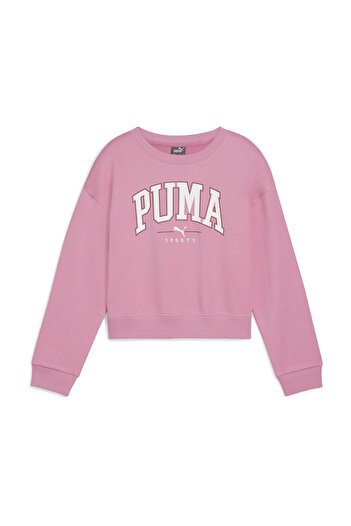 Puma Stylish Pink Sweatshirt - Kids Fabric