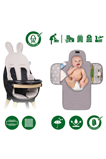 Been Gray Functional Baby Care Mat