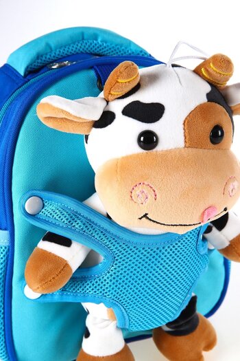 YOUNG CCS Kids 51739 Mavi Peluş Oyuncaklı Anaokul Çantası