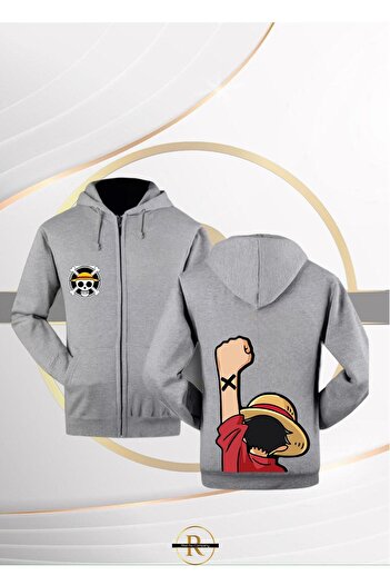 Risil-Nu Company OnePiece Новий сезон Світшот з капюшоном і принтом на спині