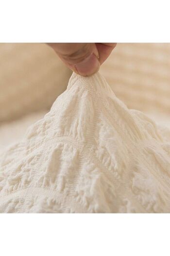 BALADI HOME Bürümcük Likralı Esnek Yikanabilir ( 1 Adet ) Iki Kişilik Koltuk Örtüsü Kanepe Kılıfı