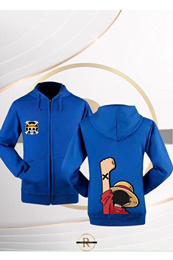 Risil-Nu Company OnePiece Новий сезон Світшот з капюшоном і принтом на спині
