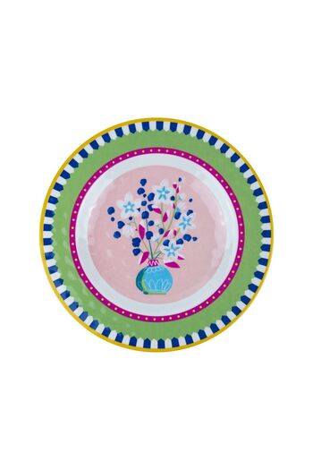 Baci Milano Mamma Mia 6'lı Vazo Desenli Tabak Seti 21,5 Cm