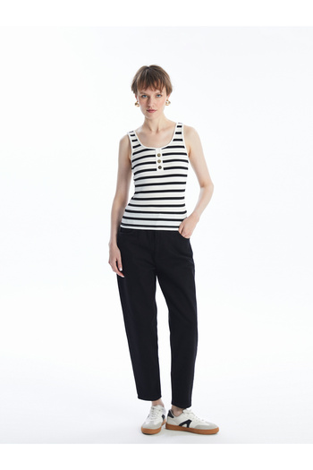 LC Waikiki Striped U-Neck Women's Tank Top