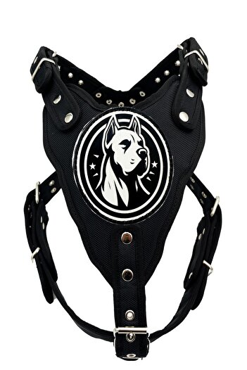 Tasma Market Premium BlacK DoGo ArGentino DoG Collar - Chest and Waist