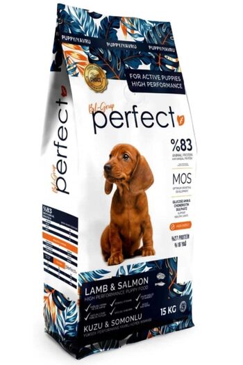 PERFECT Kuzu Etli Ve Somonlu Premium Yavru Köpek Maması 15 Kg