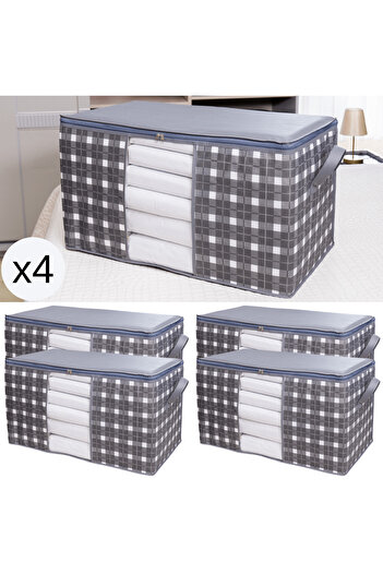 AYHANHOME 75x40x40 см Великий комплект чохлів для подушок з картатим візерунком - 4 штуки