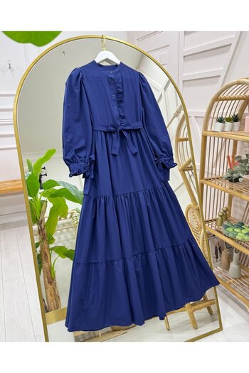 onix Navy Blue Narya Dress