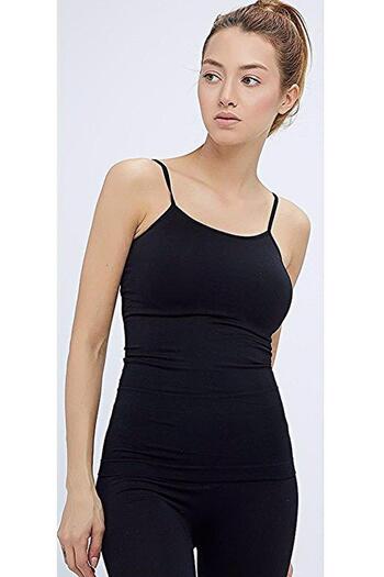 Elite Life Women's long Thin Strap Tank Top 3 Pack - 846