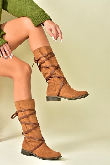 Fox Shoes Dámské semišové semišové boty se šněrováním N973848002
