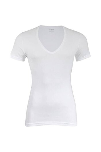 YILDIZ 3 Pack 355-356 Men's Deep V-Neck Short Sleeve T-shirt