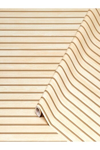 d-c-fix Wooden Veneer Look Adhesive Foil (200-8353 Wooden Slats) 67,5 cm X 1Mt