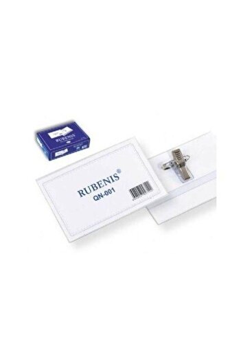 Rubenis Transparent Pin Badge Qn-001 50 Li (1 Pack 50 Pieces)