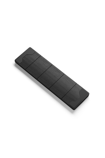 Glorious Ergonomik Ahşap Klavye Siyah Bilek Desteği 19mm Uyumlu