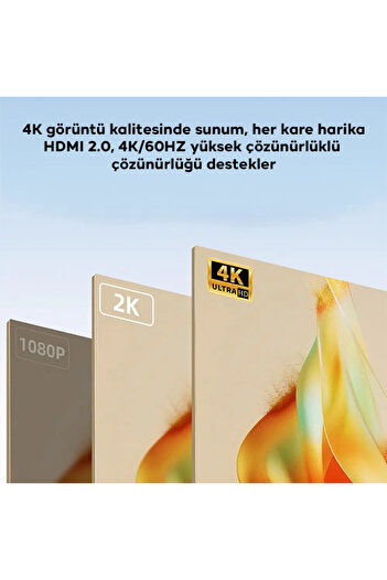 Ally HDMI To Type-c 4K 60Hz Mıknatıs Başlıklı Çevirici Otg Adaptör MOR