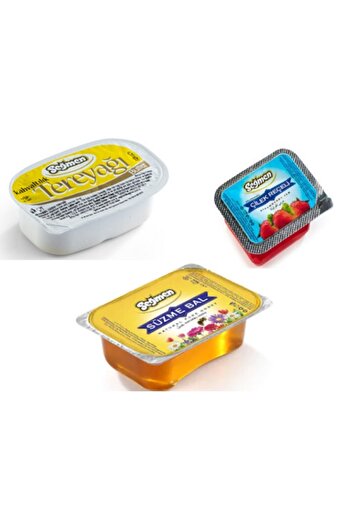 Seğmen Piknik Set (100bal20gr + 150tereyağ10gr + 100reçel20gr)