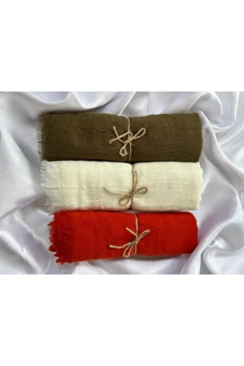 Organic Scarfs Σειρά 3 τεμαχίων LUXURY BAMBOO KRAŞ