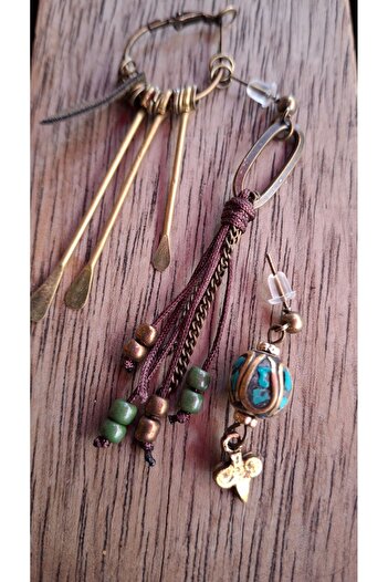 azra takı tasarım Set of 3 Authentic Women's Dangle Earrings